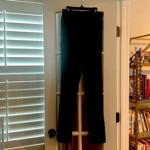 Black Satin and velvet Joggers